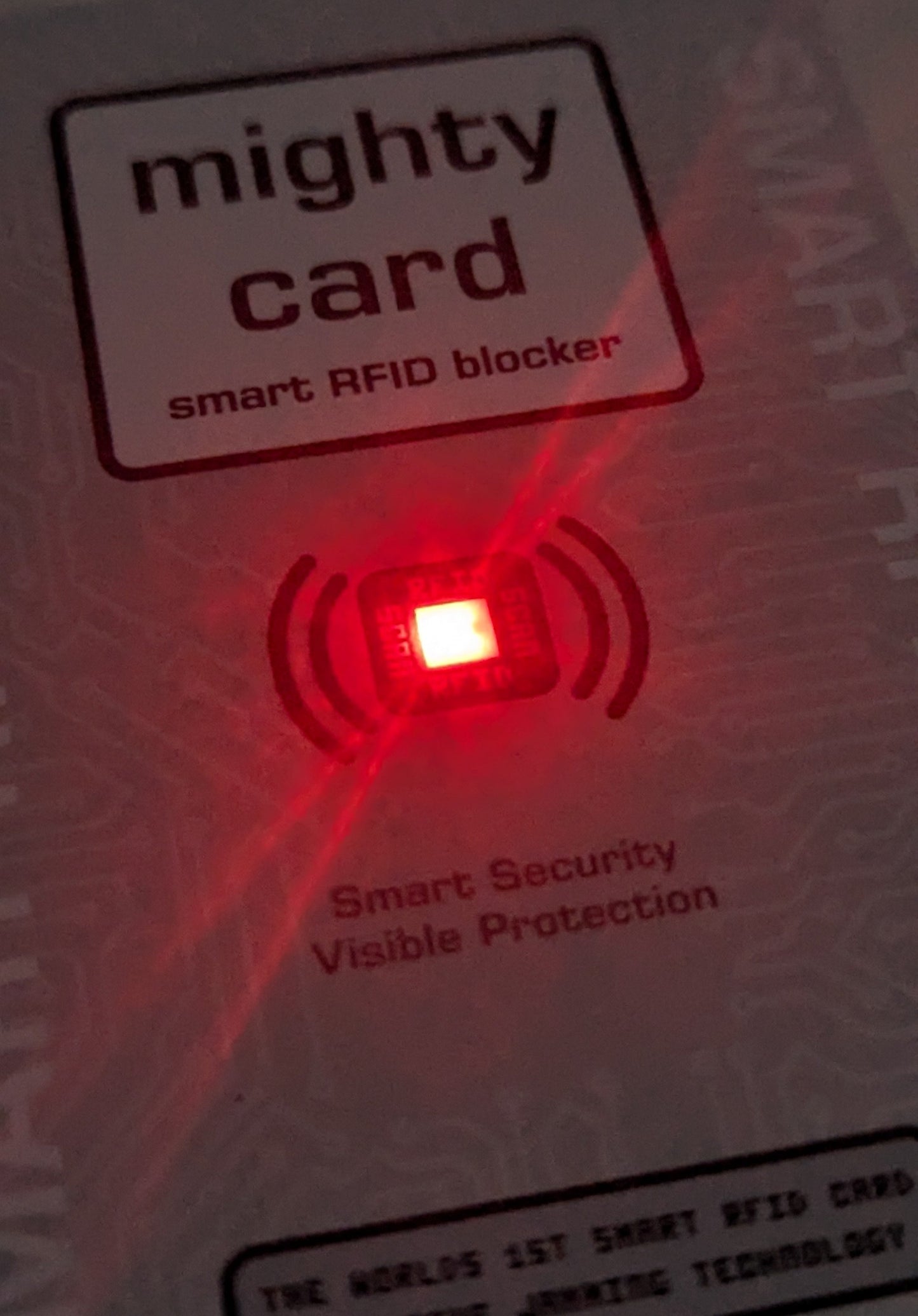 Mighty Smart RFID Card Blocker with LED Alert
