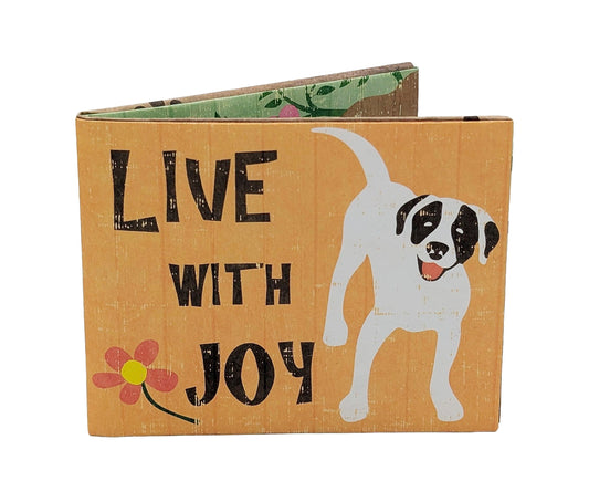 Live with Joy Dog Mighty Wallet