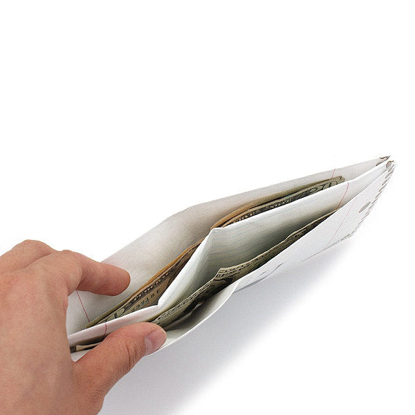 wallet made of paper, tyvek