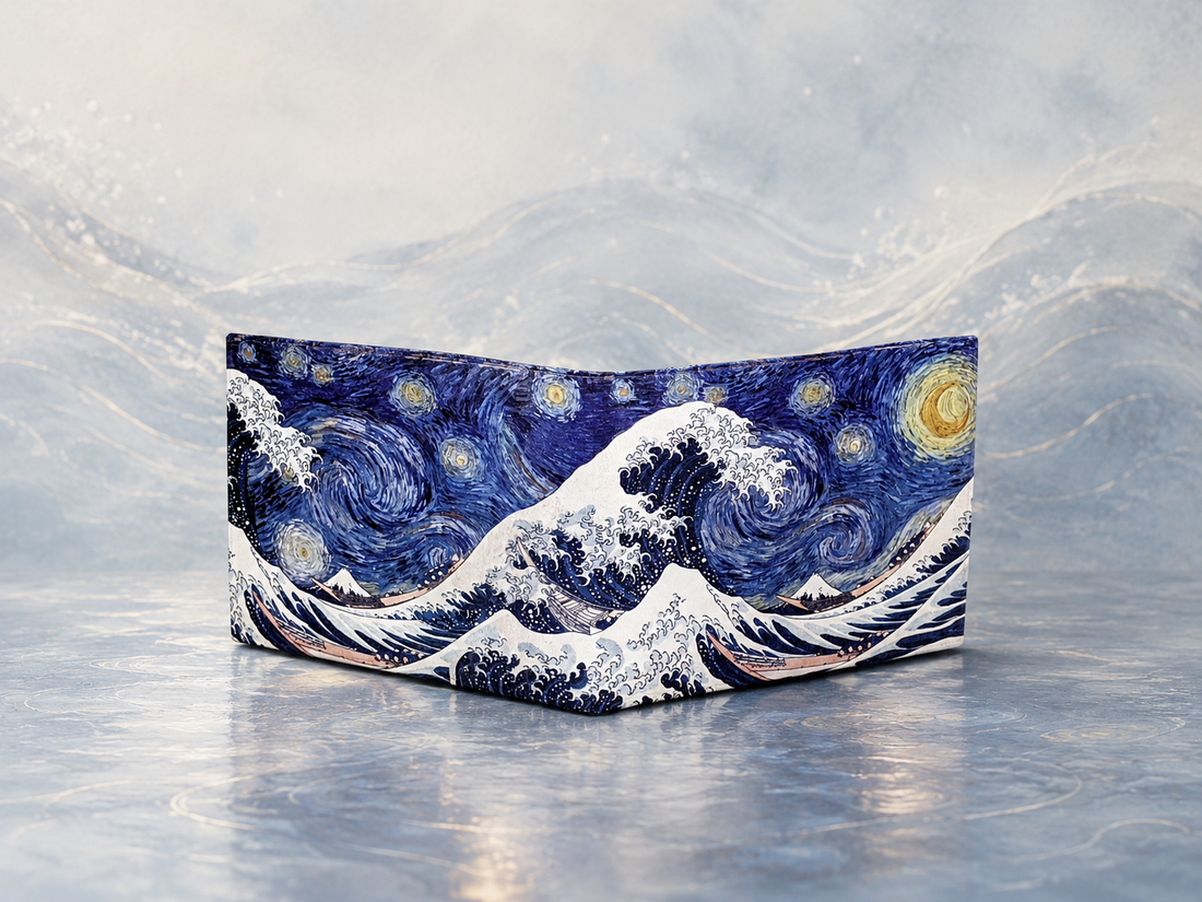 Starry Wave Mighty Wallet: Art That Wraps Around Your Everyday Carry