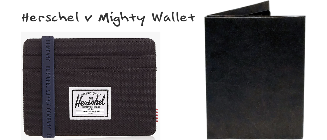 Mighty Wallet vs Herschel's "Charlie" wallet