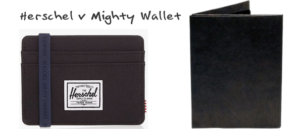 Mighty Wallet vs Herschel's "Charlie" wallet