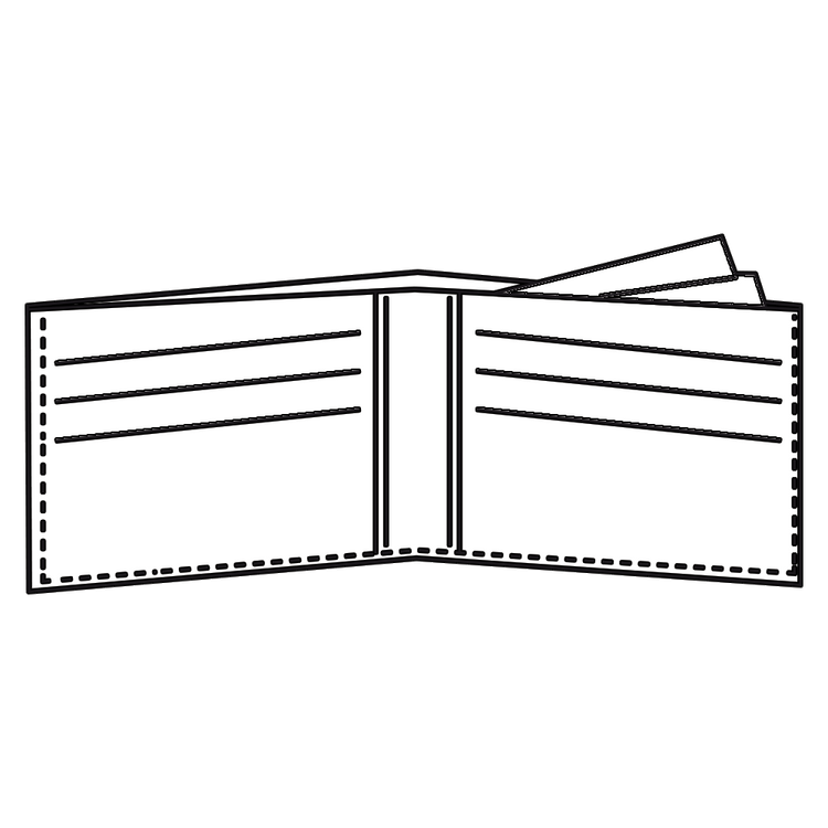Stitched Tyvek® Billfolds