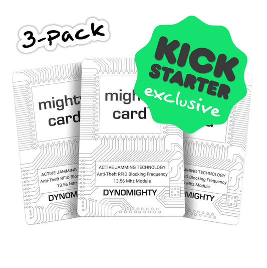 3-PACK Mighty Card™ - RFID Blocking Card (KS)