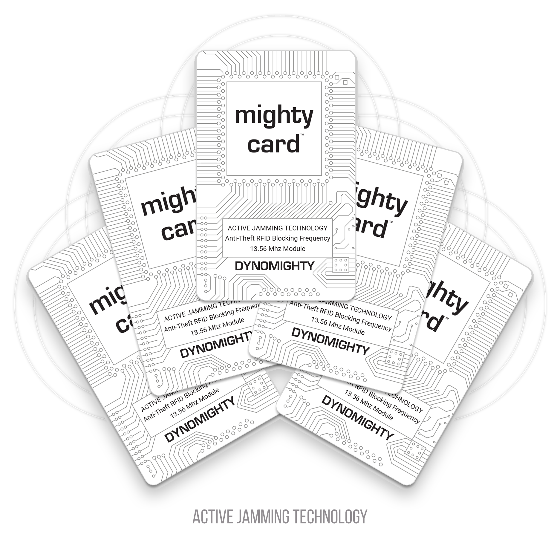 5-PACK Mighty Card™ - RFID Blocking Card – Mighty Wallet