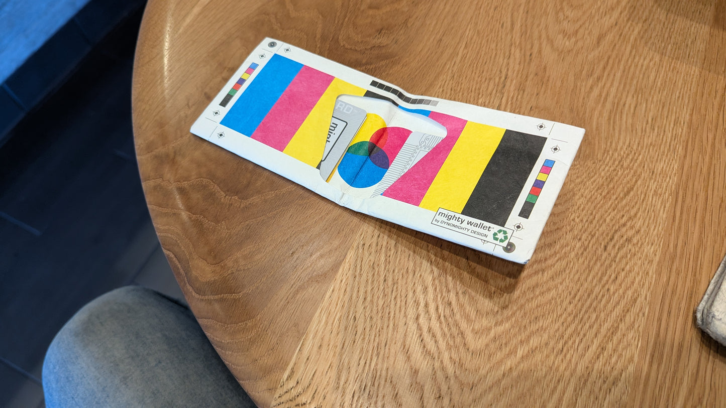 CMYK (Color Bar) Mighty Wallet