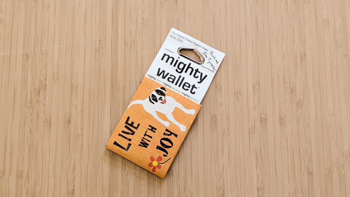 Live with Joy Dog Mighty Wallet