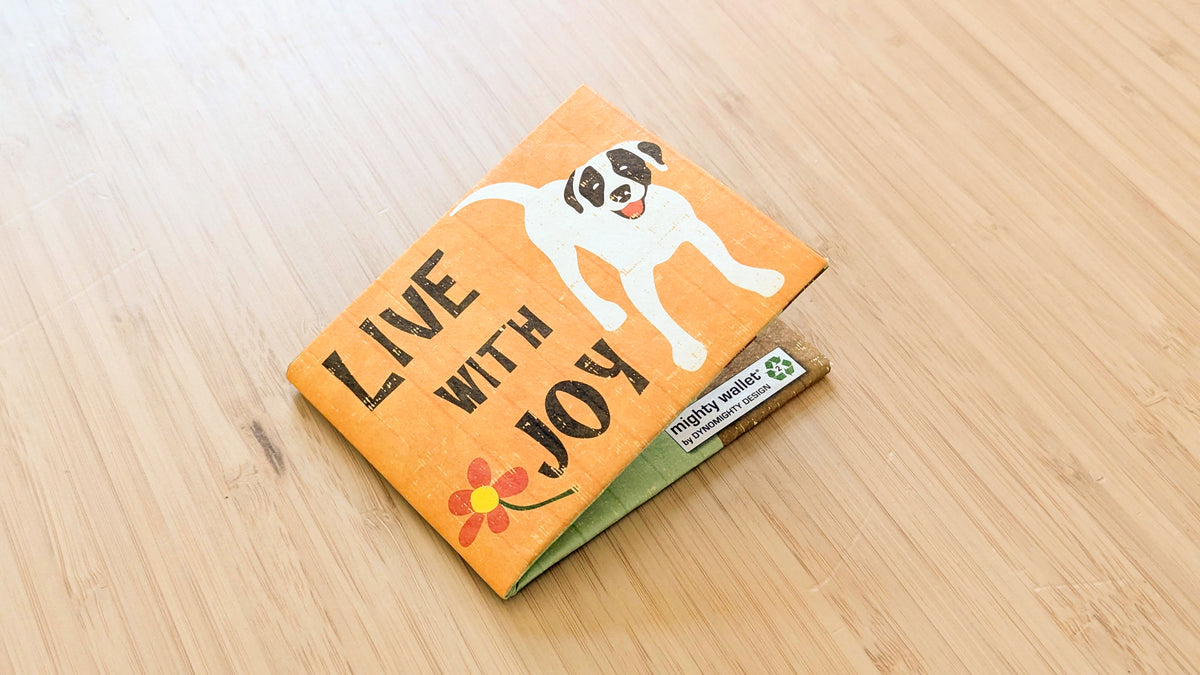 Live with Joy Dog Mighty Wallet