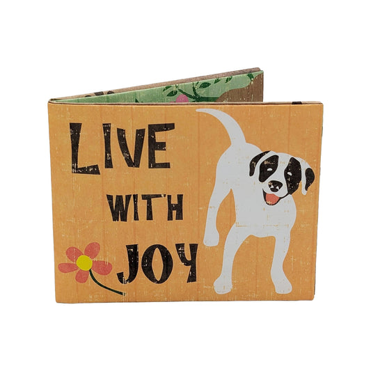 Live with Joy Dog Mighty Wallet