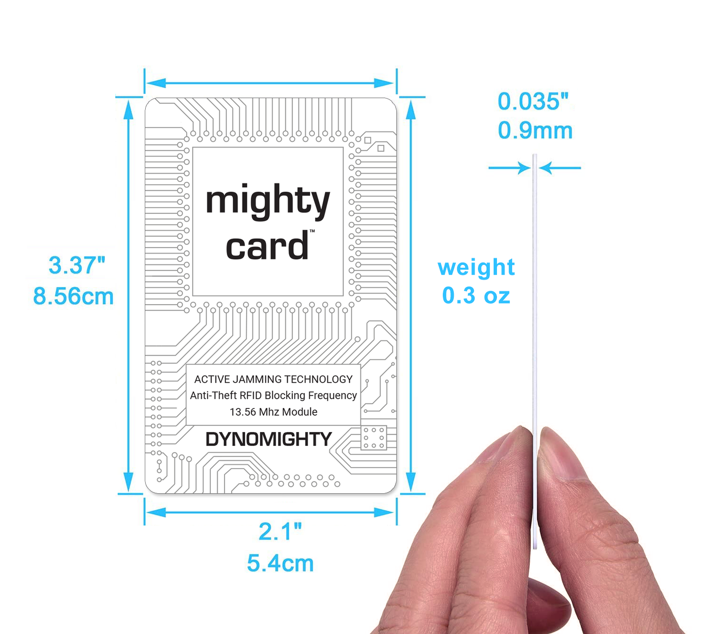 5-PACK Mighty Card™ - RFID Blocking Card