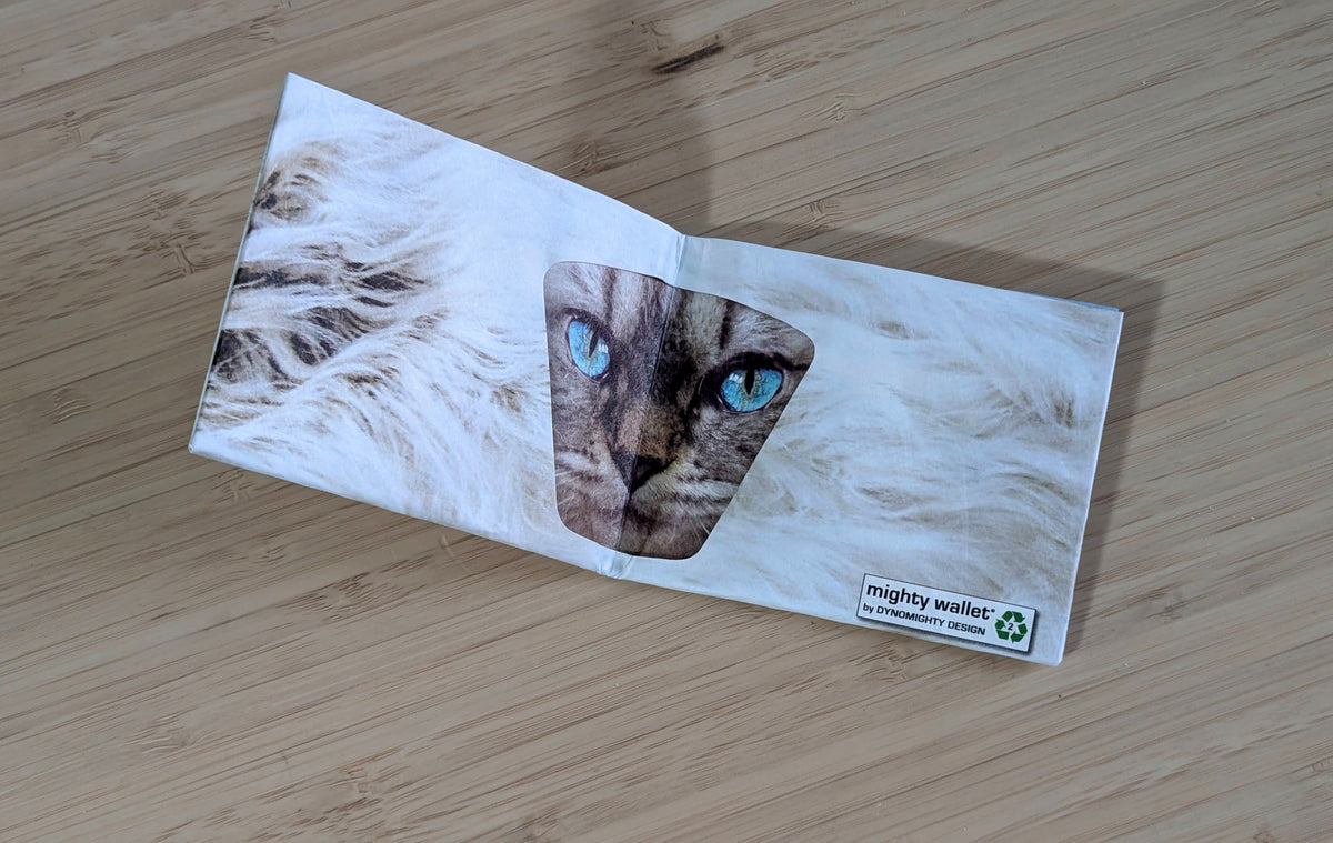 Purrfect Snowball Cat Mighty Wallet