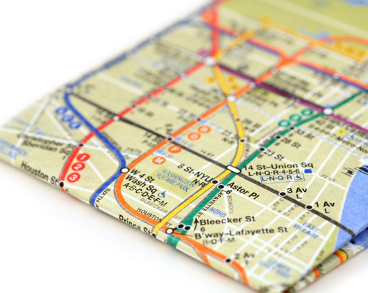 Subway Map Mighty Wallet