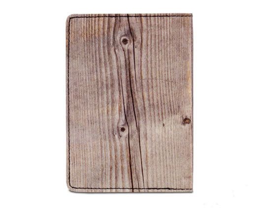 Wood Passport Wallet