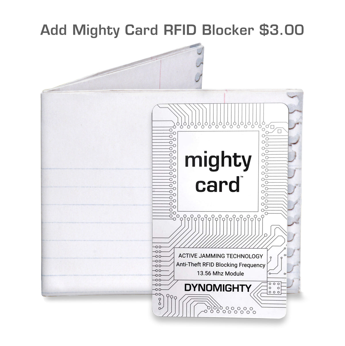 Notebook Paper Mighty Wallet - 3 Ring Binder Tyvek Wallet