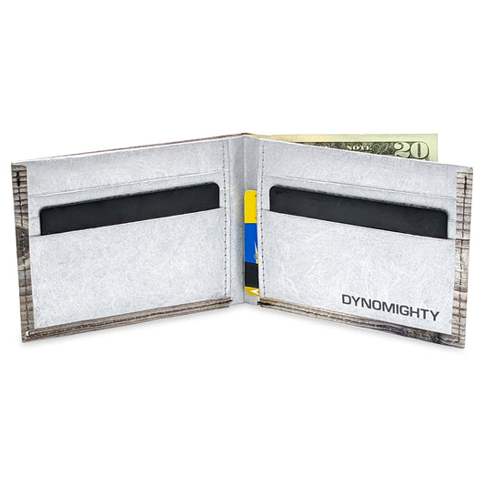 Wood Billfold - DYNOMIGHTY Tyvek® Billfold