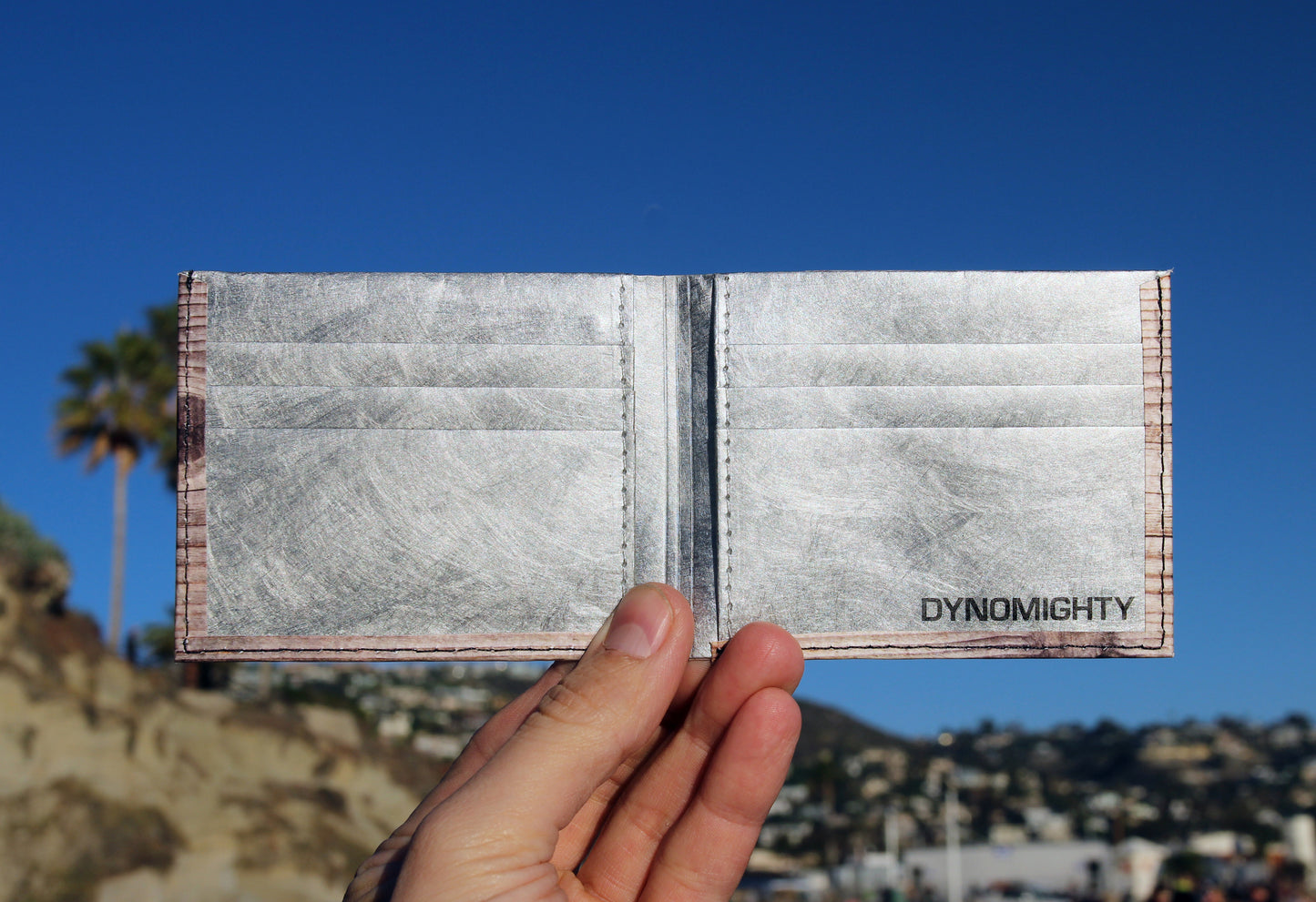 Wood Billfold - DYNOMIGHTY Tyvek® Billfold