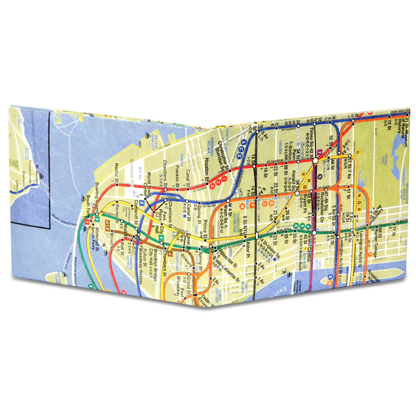 Subway Map Mighty Wallet