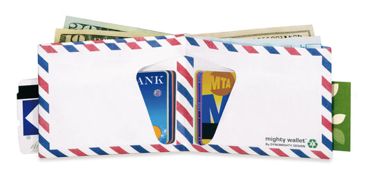 Airmail | The original Tyvek wallet since 2005. A light, thin wallet made of a single sheet of Tyvek. Choose over 30 wallets with minimalist and fun designs made by artists around the world. The best wallet for men and women that fit in your front pocket.