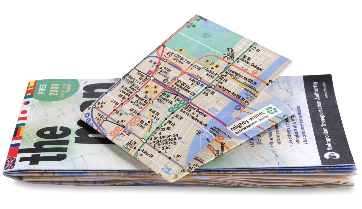 Subway Map Mighty Wallet