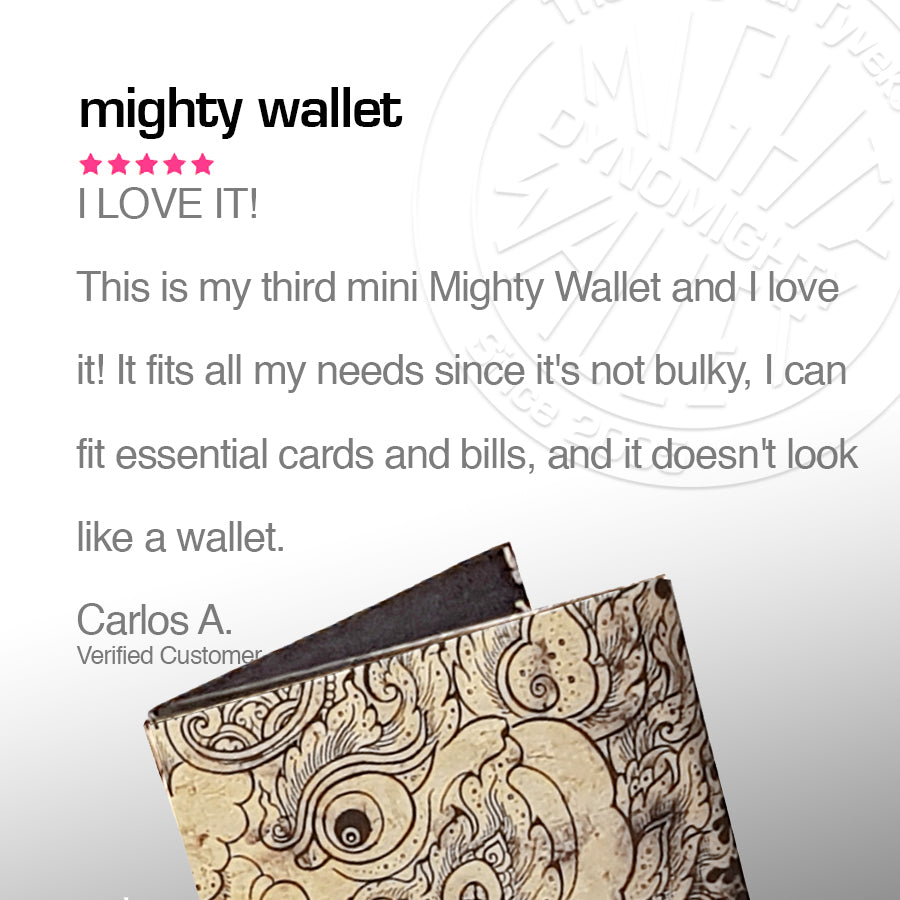 Gold Leaf mini Mighty Wallet