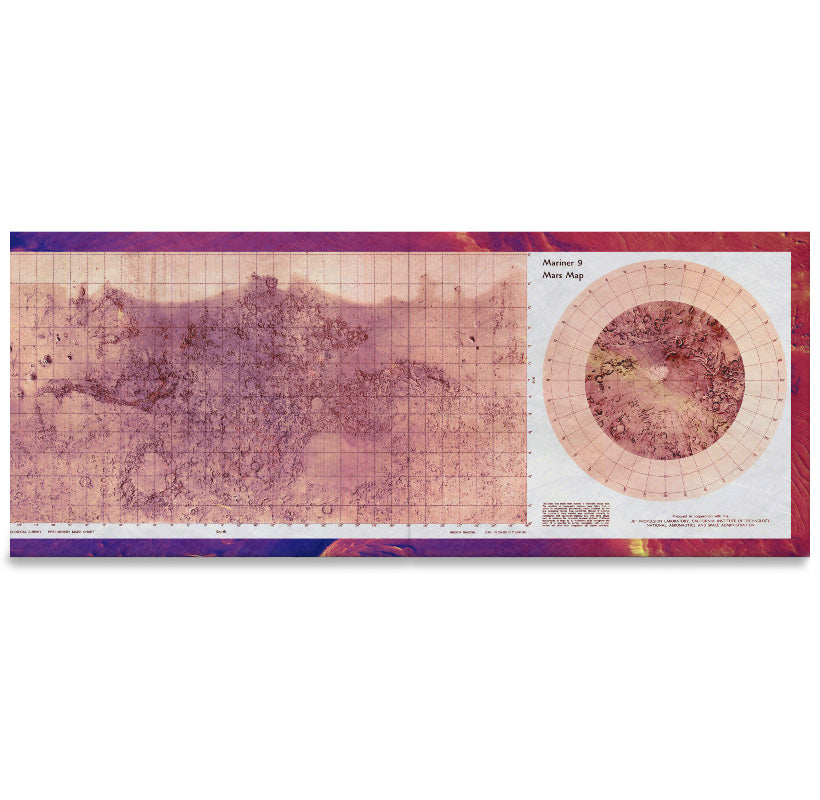 Mars Map Mighty Wallet
