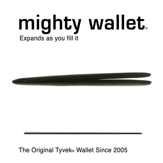 Black "Leather" Tyvek® Mighty Wallet