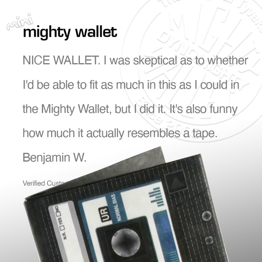 Cassette Tape mini Mighty Wallet