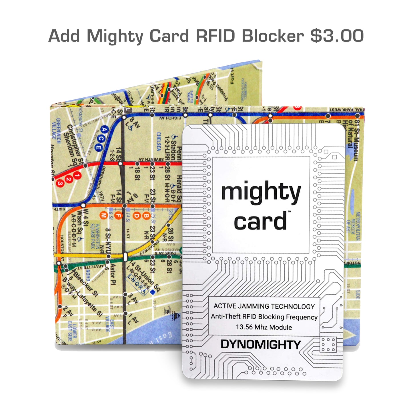 Subway Map Mighty Wallet