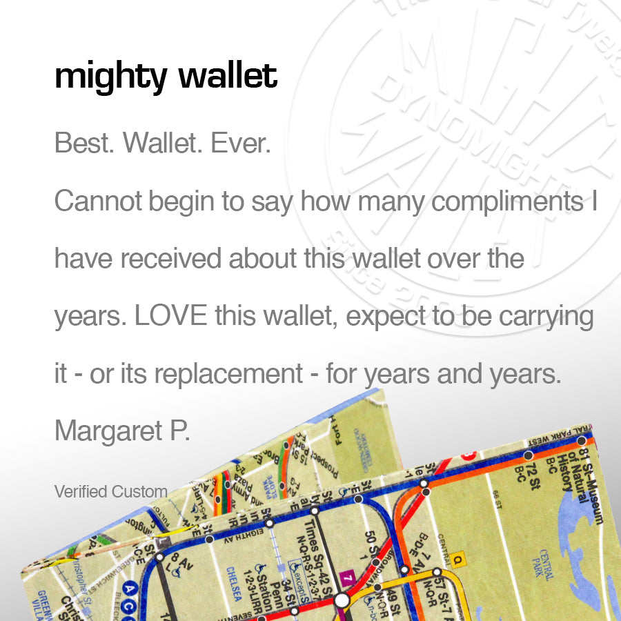 Subway Map Mighty Wallet