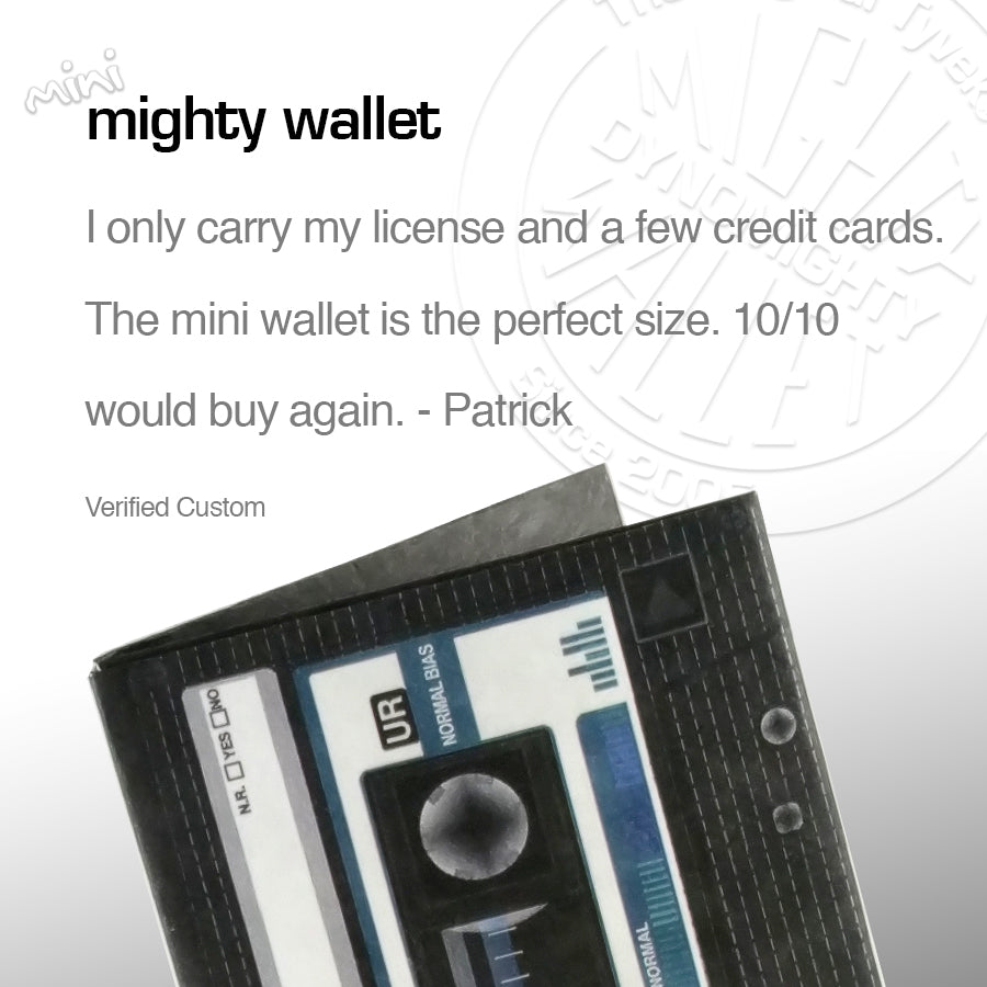 Cassette Tape mini Mighty Wallet