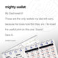 Wealth of Knowledge Mighty Wallet - Tyvek Wallet