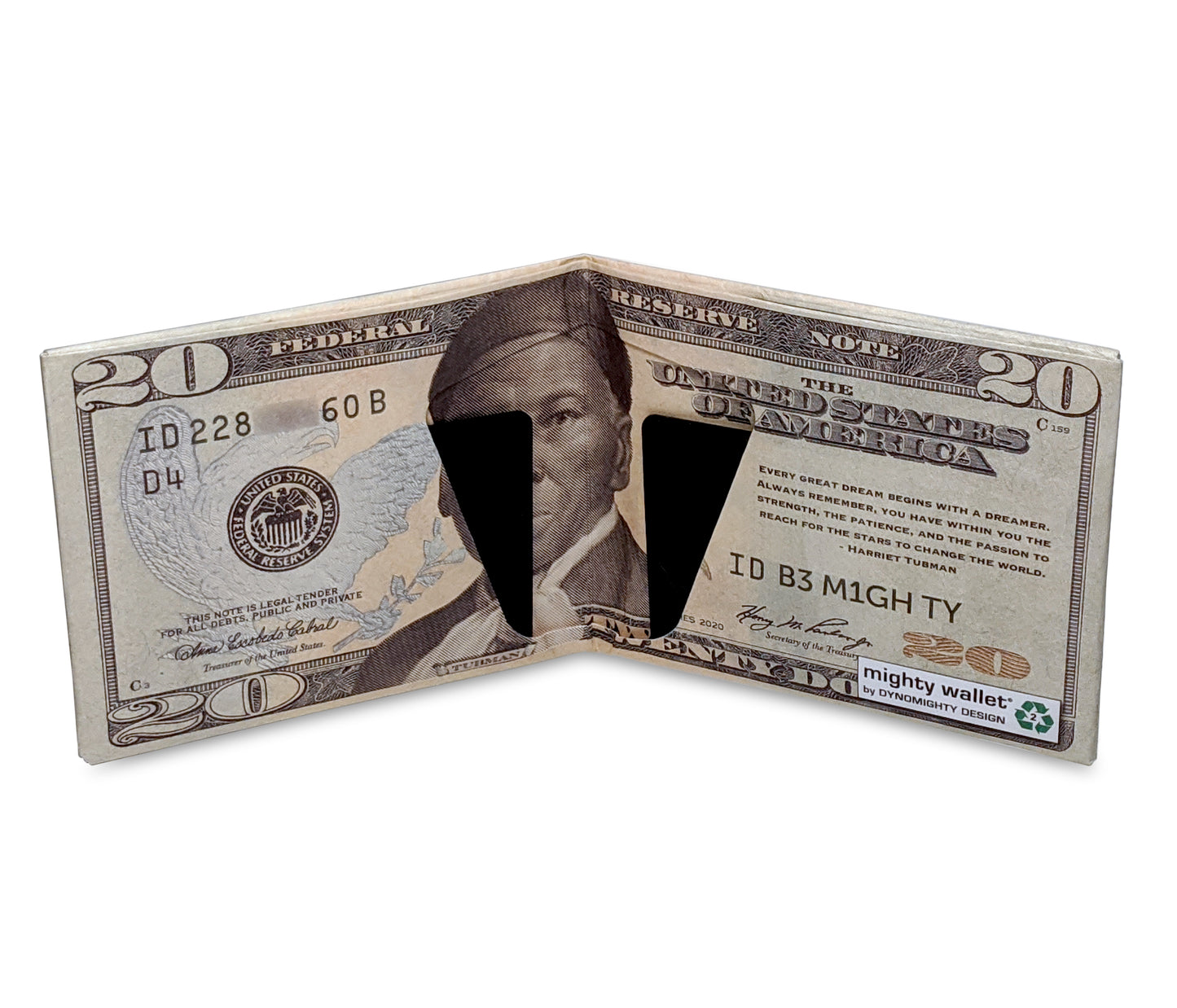 Tubman $20 Bill Mighty Wallet