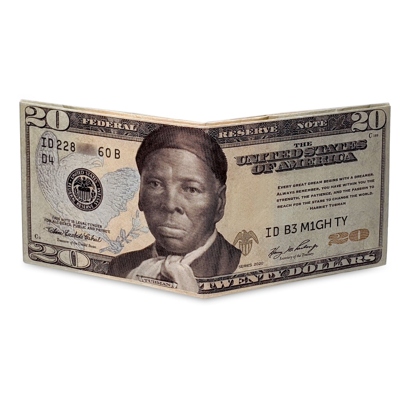 Tubman $20 Bill Mighty Wallet