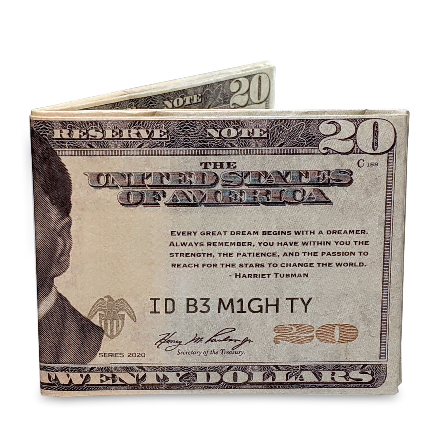 Tubman $20 Bill Mighty Wallet