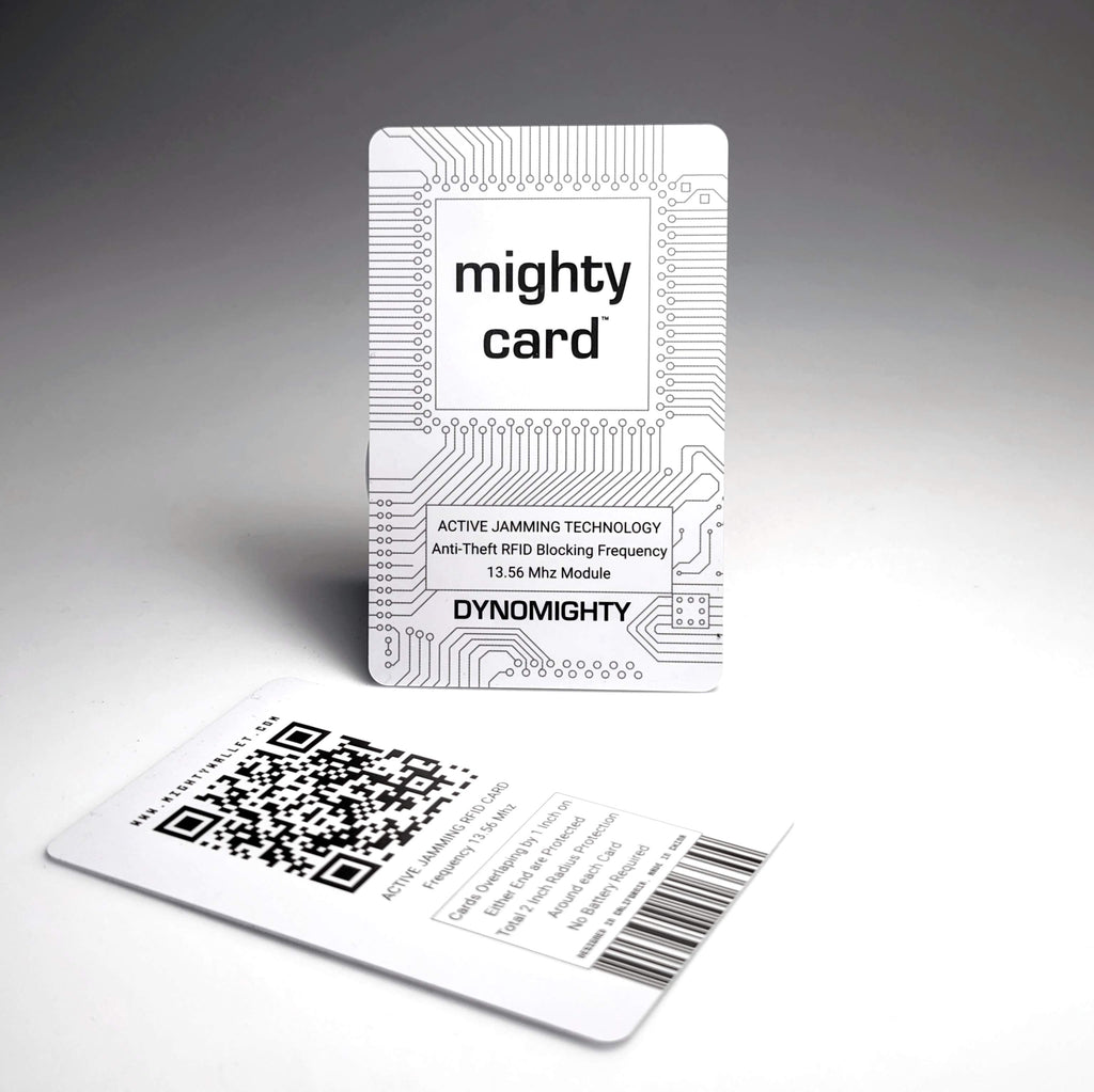 Confezione da 3 Mighty Card™ - Scheda di blocco RFID Confezione da 3 Mighty Card™ - Scheda di blocco RFID